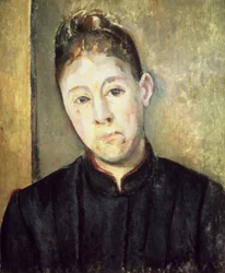 Portræt af Madame Cezanne, 1885